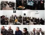 دکتر گل محمدی به همراه معاونین و مدیران مجتمع سنگ آهن سنگان به دیدار خانواده شهید یحیایی رفت