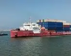 ورود کشتی حامل بزرگترین محموله کانتینری از کریدور چین -قزاقستان به بندرکاسپین