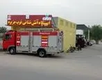 اهداء یک دستگاه خودرو آتش نشانی از سوی سازمان منطقه آزاد قشم به  روستاهای غرب جزیره