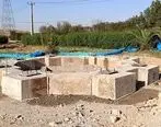 پیشرفت فیزیکی ۳٠درصدی پروژه احداث یادمان شهدای گمنام فولاد اکسین خوزستان
