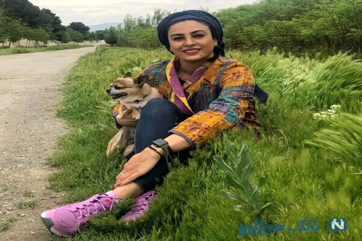 چالش جذاب و جدید حدیث تهرانی و همسرش + فیلم 