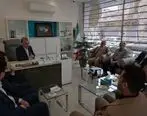 بازدید سرزده مدیرعامل بانک دی از شعبه مرکزی مشهد در چهارمین روز تعیلات نوروز