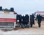 حادثه در آذربایجان غربی | واژگونی مینی بوس چند نفر مصدوم داشت؟