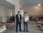 اهدا اقلام بهداشتی به موسسه ماژین مهر هشتگرد توسط بیمه 