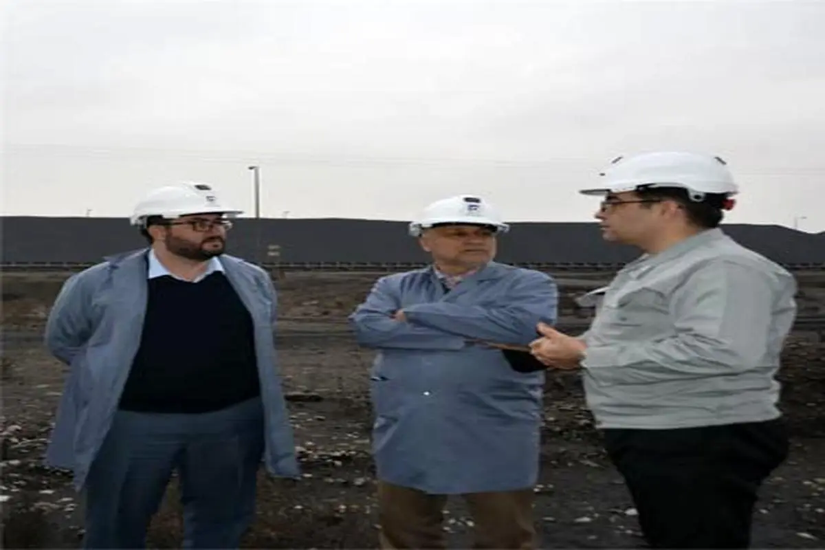 بازدید رئیس و عضو هیات مدیره جدید از خطوط تولید فولاد خراسان