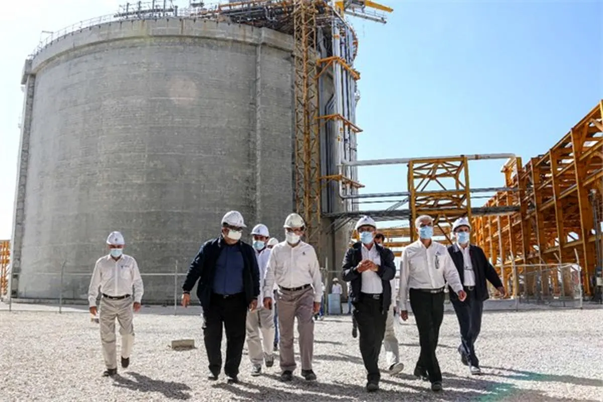 مخازن گاز مایع پالایشگاه فازهای ۲۲ تا۲۴ پارس جنوبی راه‌اندازی شدند