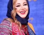 لباس رنگارنگ بهنوش بختیاری در جشنواره فجر | ظاهر پر زرق و برق بهنوش بختیاری سوژه شد