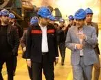  بازدید مدیرکل صمت خوزستان از خط تولید فولاد اکسین