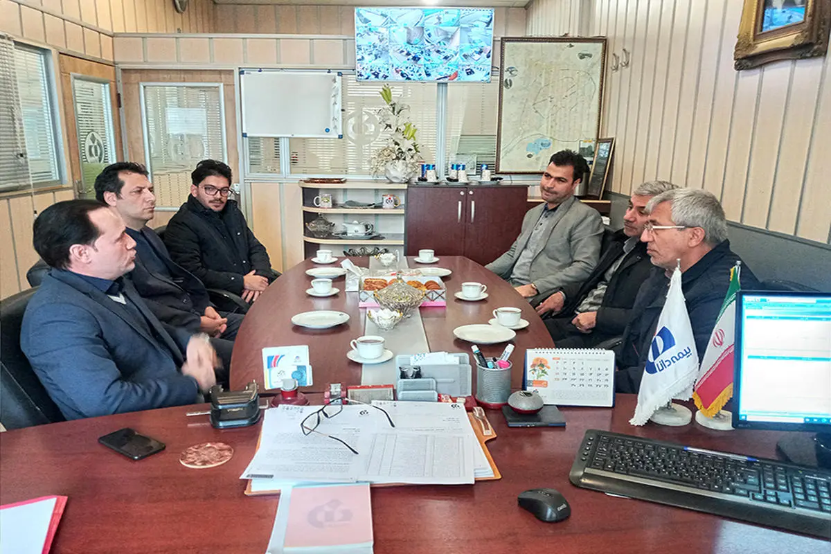 دیدار رئیس شعبه بیمه دانا با مسئولین آموزش و پرورش استان اردبیل
