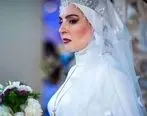 آزیتا ترکاشوند با لباس عروس 