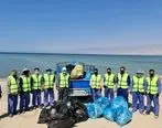 پاکسازی ساحل نایبند توسط پتروشیمی زاگرس برگزار شد