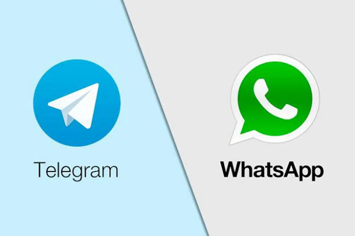تلگرام ، واتس اپ را مسخره کرد | پیام خنده دار تلگرام 