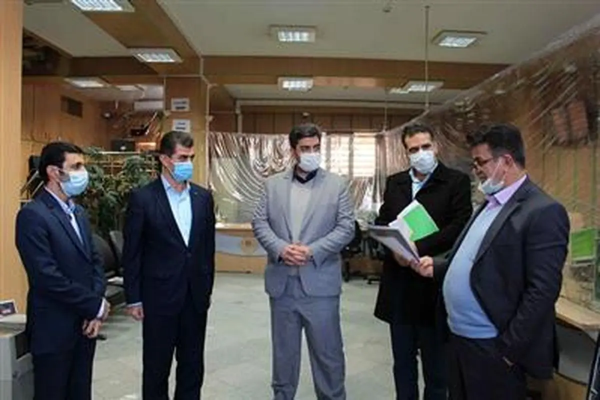 بازدید عضو هیأت مدیره بانک مهر ایران از شعب استان سمنان