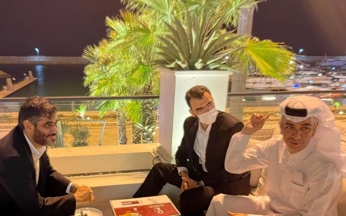 نشست مشترک سعید محمد با نایب رییس کمیته عالی برگزاری و میراث جام جهانی 2022 قطر