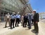 بازدید مشاور رئیس جمهور از روند ساخت پایانه جدید فرودگاه بین المللی کیش