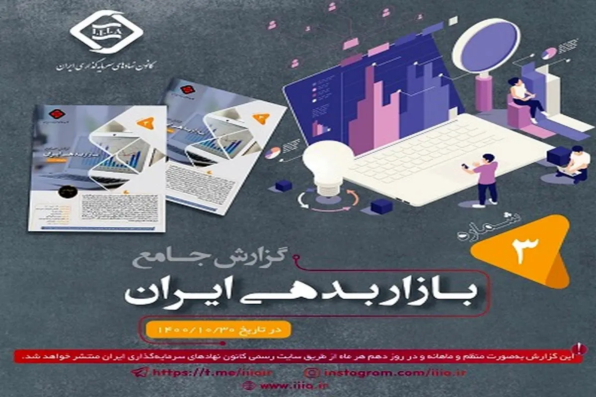 گزارش جامع بازار بدهی ایران منتهی به دی ماه 1400 /سومین گزارش جامع بازار بدهی کانون نهادهای سرمایه‌گذاری ایران