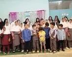 آموزش کودکان مدرسه استثنایی ارمغان با تجهیزات کمک آموزشی ژئوپارک جهانی قشم