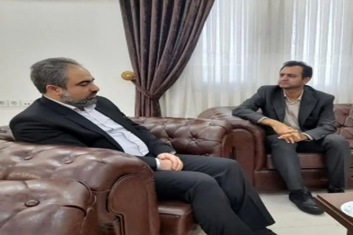 دیدار مدیرعامل فولاد آلیاژی ایران با رئیس سازمان صمت استان یزد