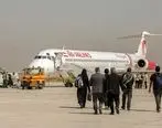 نخستین پرواز بین المللی از پیام با سفر به نجف اشرف انجام شد