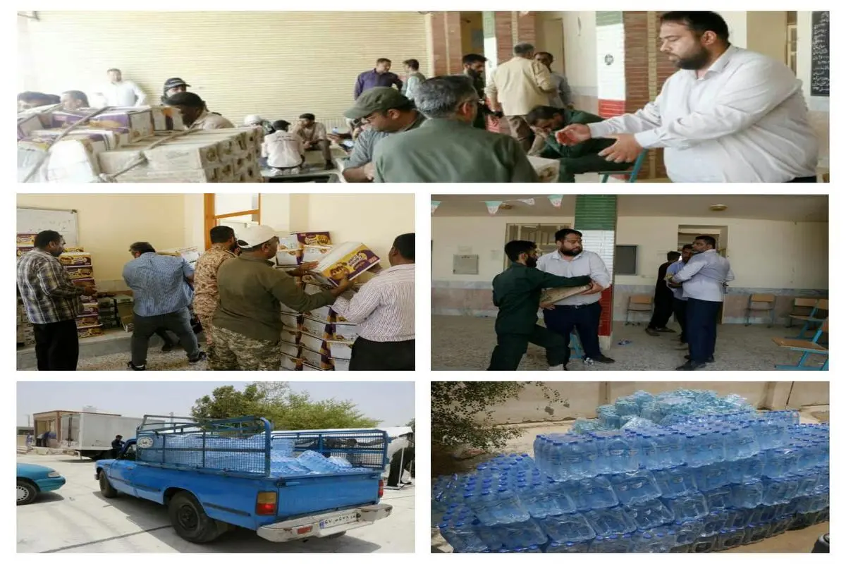 ارسال و توزیع اقلام ضرورى توسط شرکت صبافولاد خلیج فارس در مناطق زلزله زده روستای سایه خوش