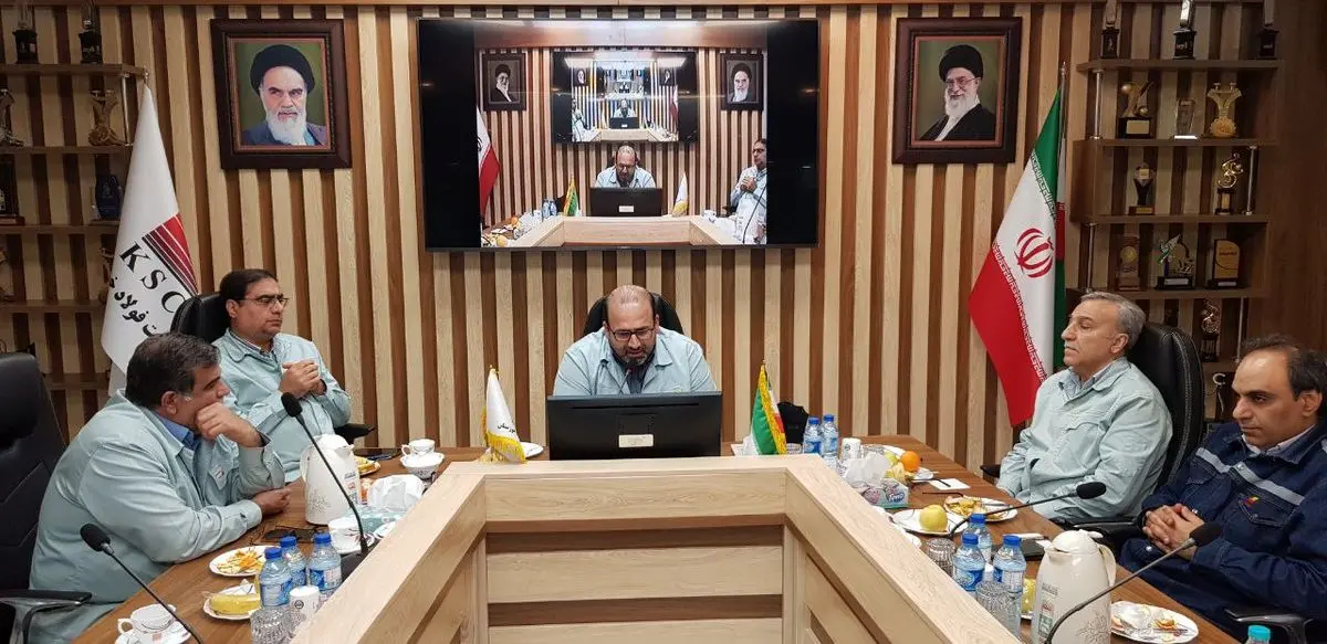 آخرین جلسه کمیته راهبری سال ۱۴۰۱ فولاد خوزستان برگزار شد