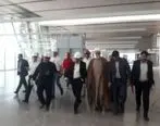 بازدید امام جمعه کیش از پایانه مسافری فرودگاه کیش