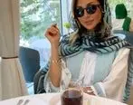  ژست‌های مدلینگی همسر بهرام رادان غوغا کرد |  تم تابستانی و زمستانی مینا مختاری