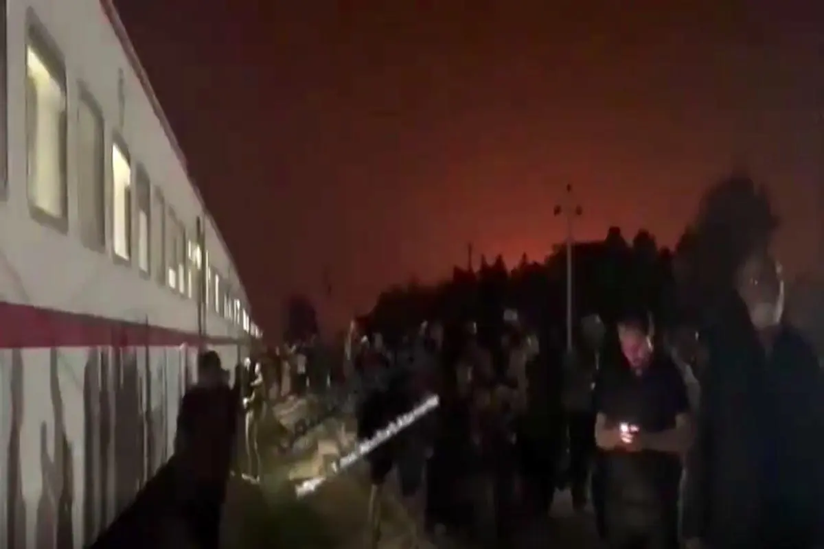 اخبار حوادث | ببینید | سانحه وحشتناک برای قطار زائرین اربعین | جزئیات حادثه قطار زائرین اربعین