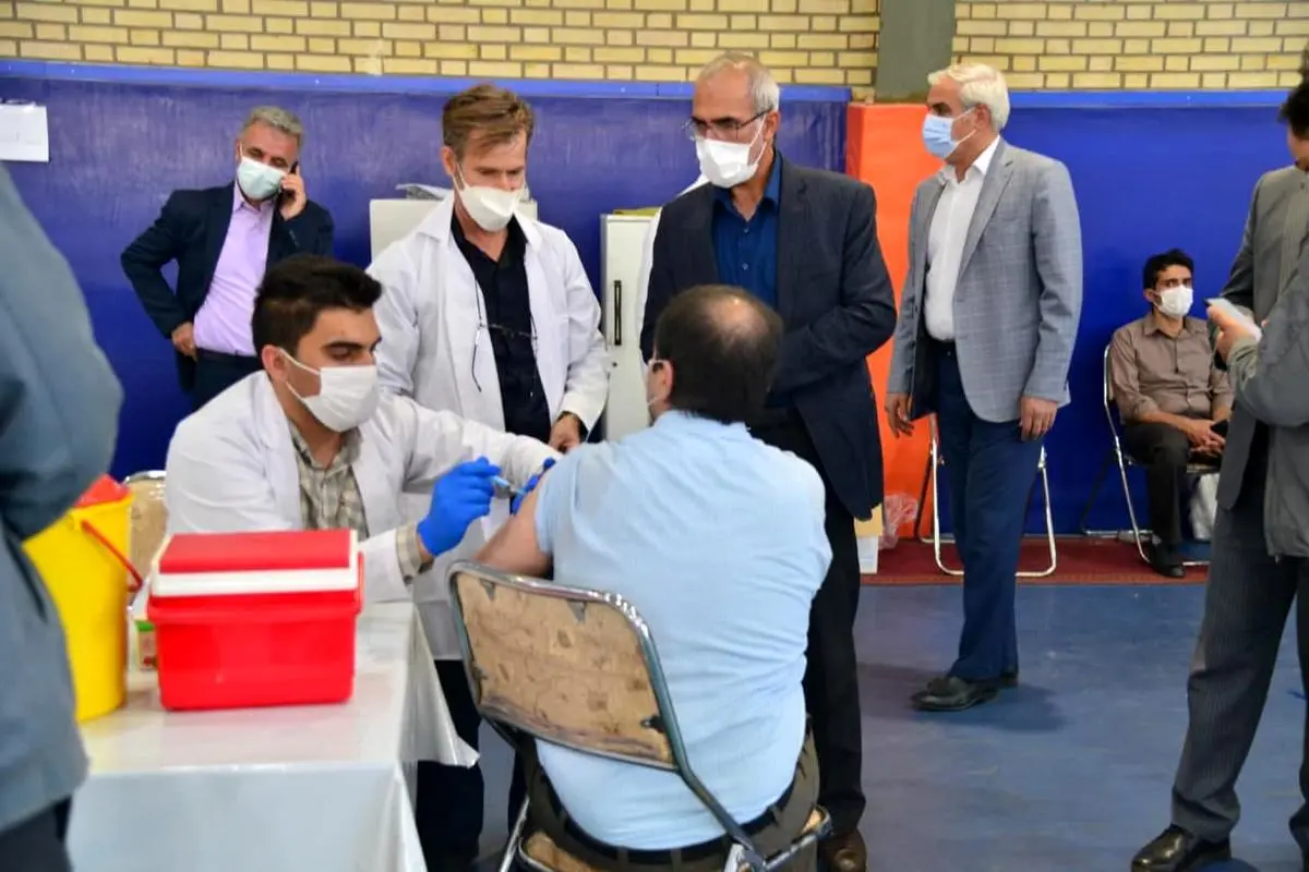 آغاز تزریق واکسن کووید 19 پرسنل شرکت آلومینیوم ایران