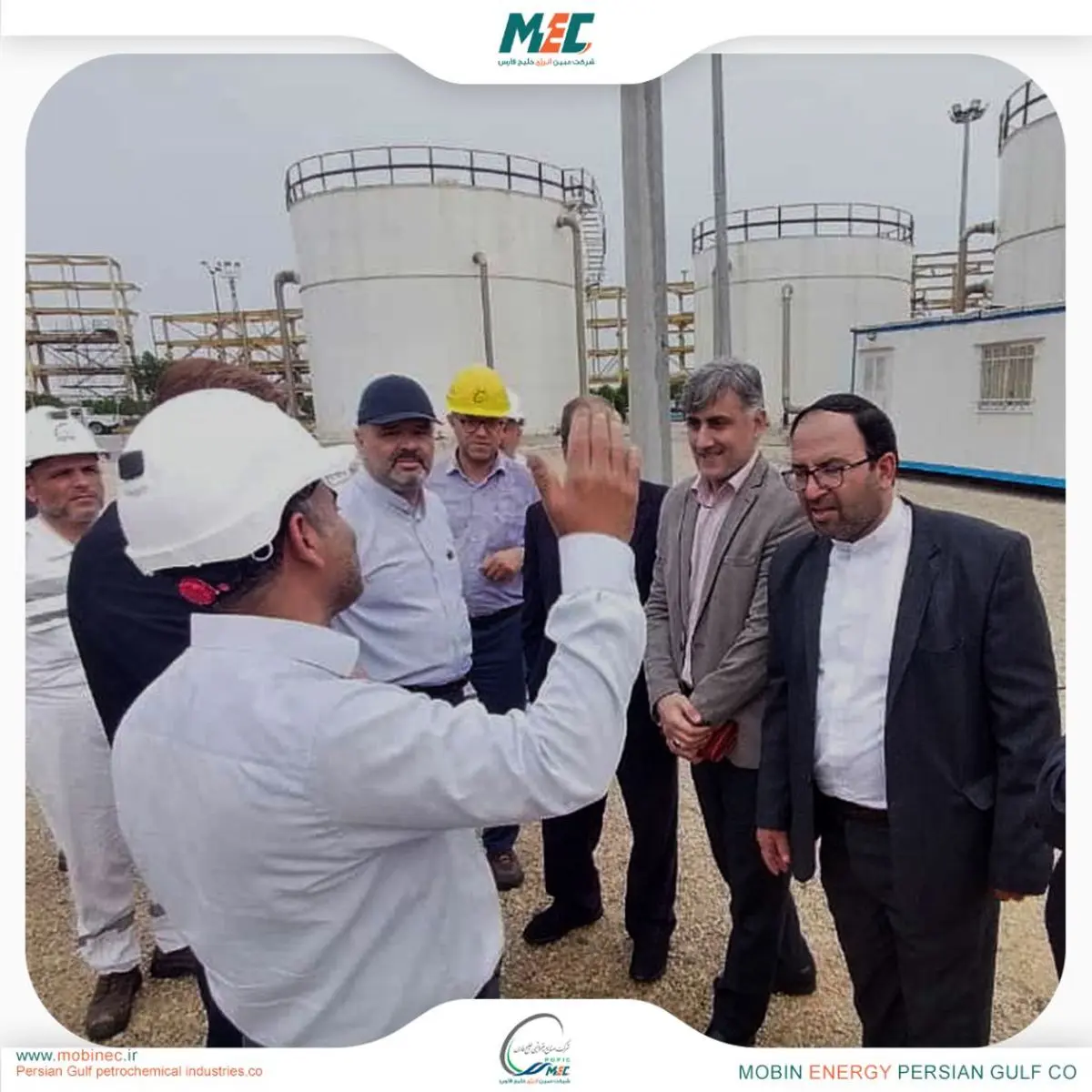 بازدید مدیرکل سازمان حفاظت محیط زیست استان بوشهر از مبین انرژی خلیج فارس