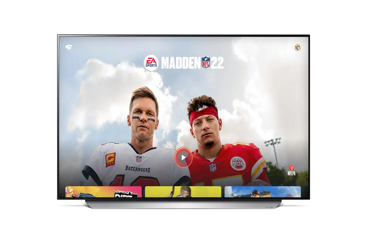 بازی های Google Stadia Cloud در جدیدترین تلویزیون‌های هوشمند ال‌جی در دسترس کاربران قرار گرفت
