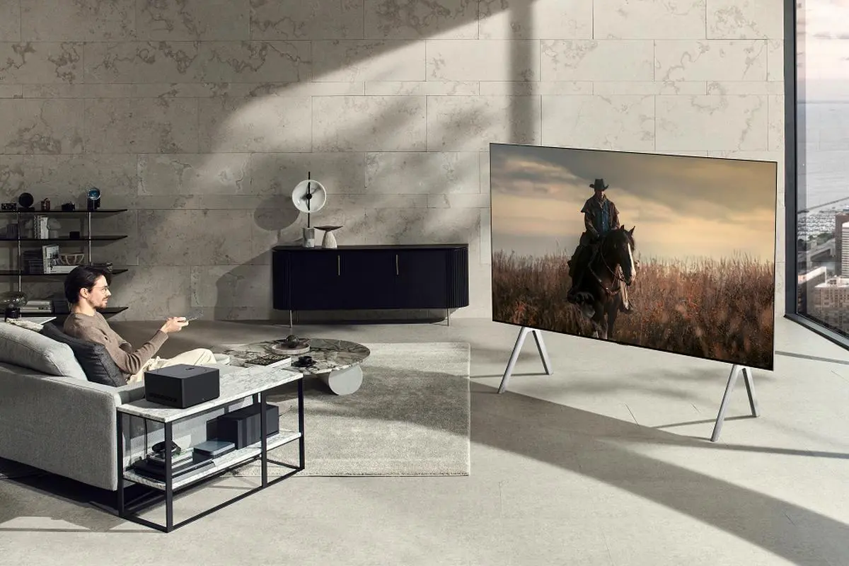 اولین تلویزیون 97 اینچی OLED مجهز به فن‌آوری  Zero Connectال‌جی در جهان

