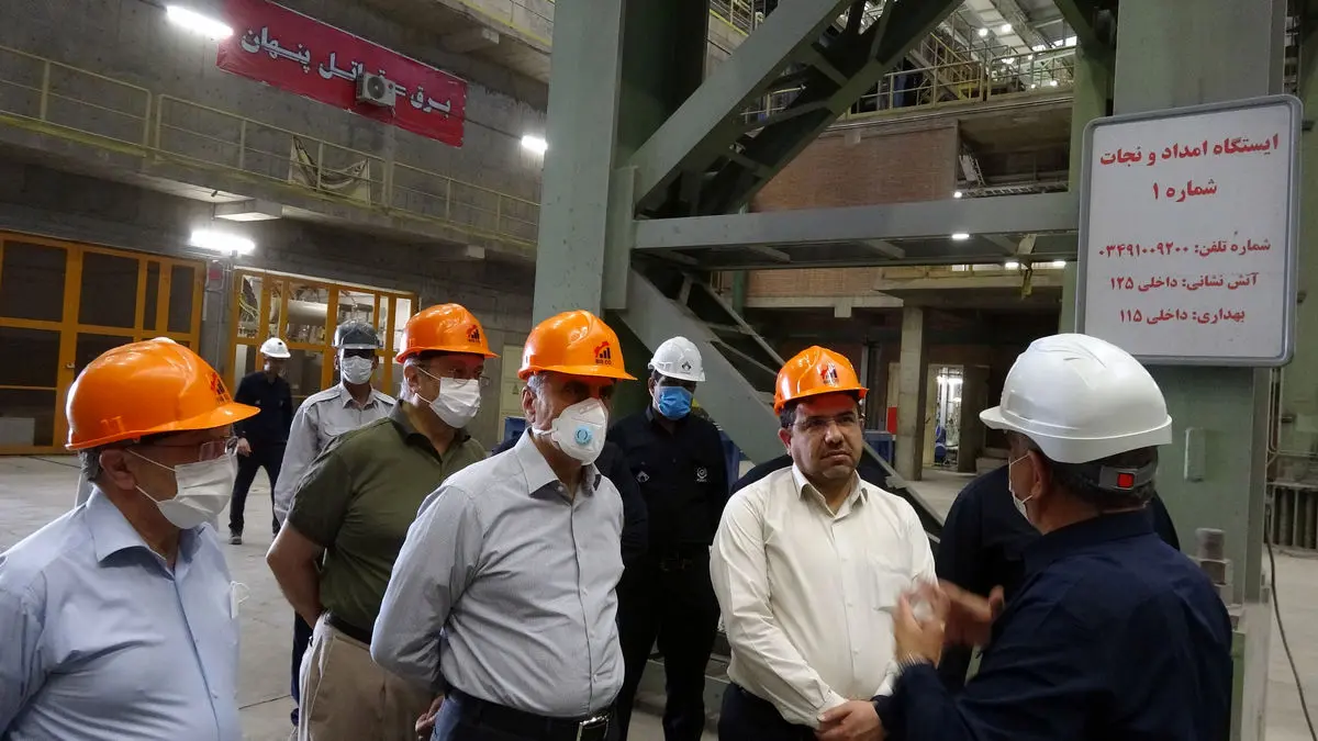 بازدید اعضای هیئت مدیره بانک پاسارگاد از مجتمع فولاد بوتیای ایرانیان
