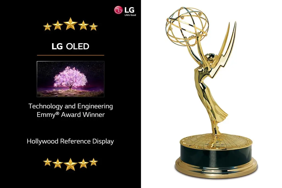 تلویزیون OLED ال‌جی برنده جایزه ویژه در 72 امین مراسم سالیانه تکنولوژی و مهندسی EMMY AWARDS