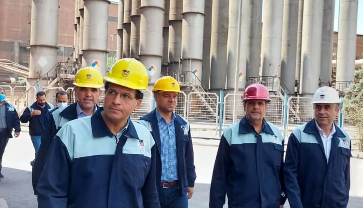بازدید مدیرعامل ذوب آهن اصفهان از تعمیرات کارگاه اکسیژن شرکت